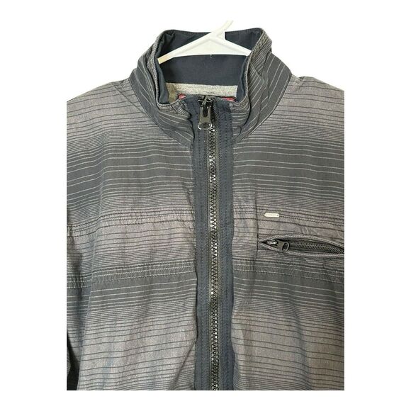 Mens Jacket Long Sleeves Pockets Full Zip Cotton Lined Size XL - Picture 2 of 15